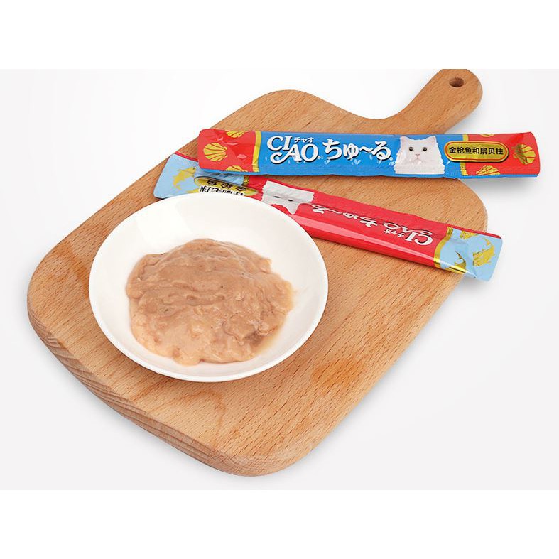 Súp Thường Ciao Churu Cho Mèo - Gói 4 Thanh Mix 10 Vị