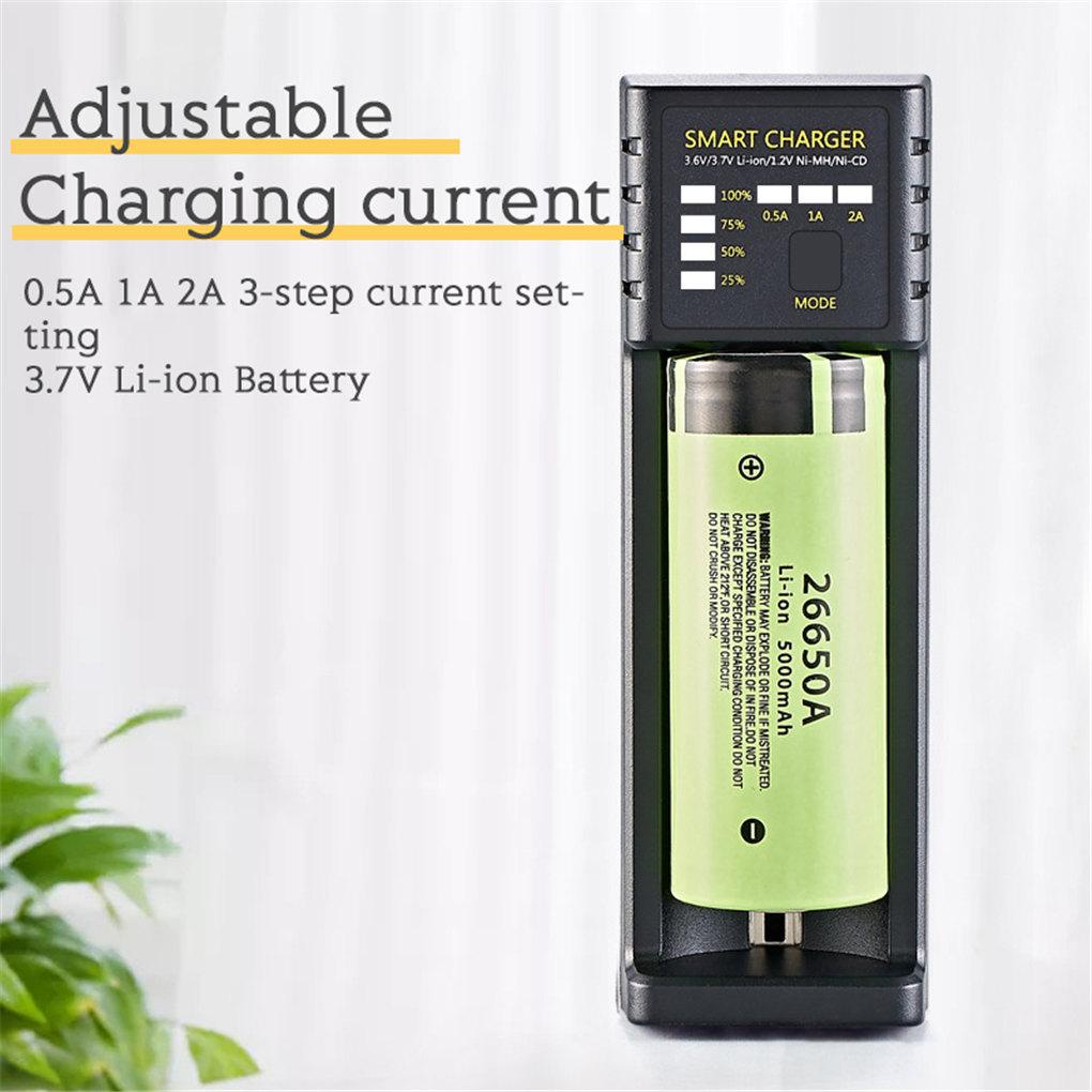 Bộ Sạc Pin Lithium R Thông Minh Một Khe Cắm USB 18650