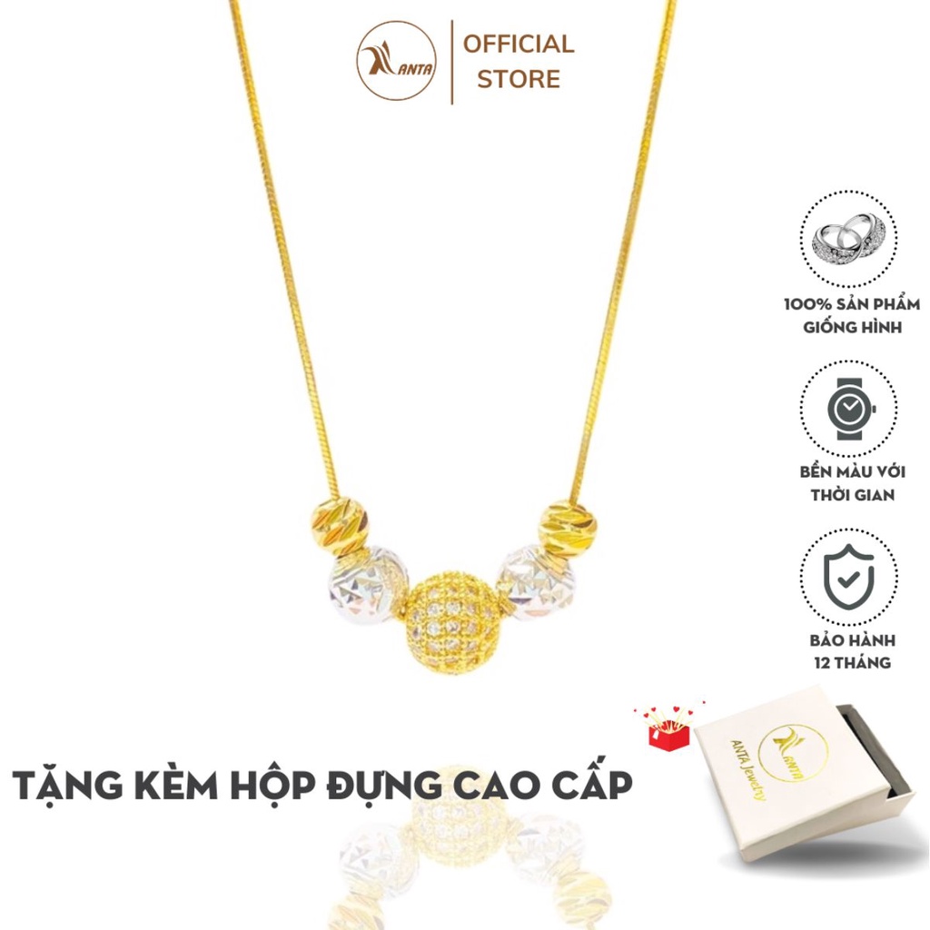 Dây chuyền ANTA Jewelry ATJ5020 liền mặt bi quả cầu mix rất đẹp