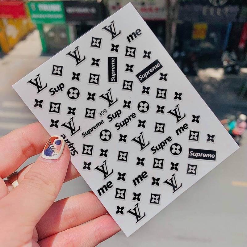 Sticker trang trí móng tay thương hiệu