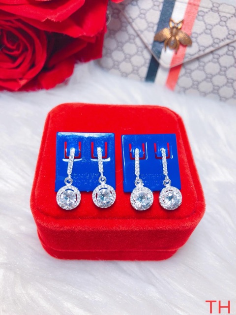 Khuyên tai bạc mix trai xinh - TRANG SỨC BẠC