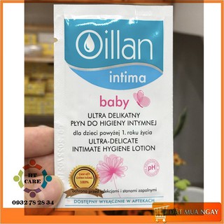 ✅ COMBO 10 GÓI OILLAN INTIMA BABY – Dung dịch vệ sinh vùng kín cho bé gái từ 1 tuổi trở lên (GÓI 5ml)