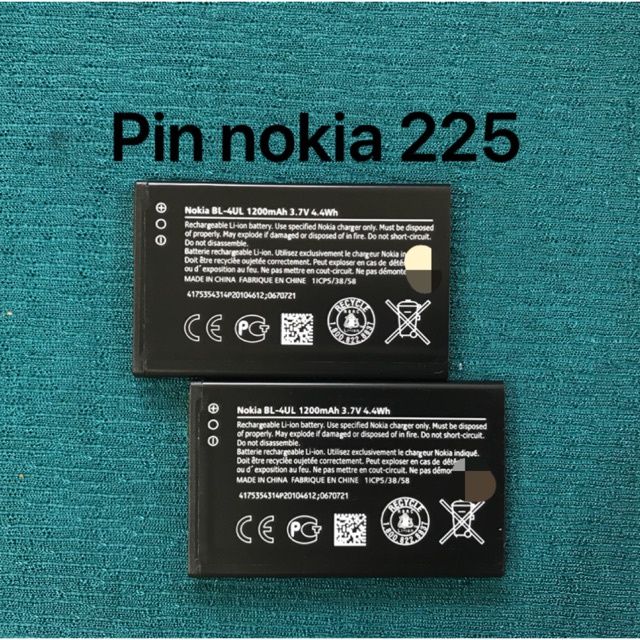 Pin Nokia BL-4UL Dùng cho Dòng Nokia 3310 2017 230 RM-1172 225 Dual Zin Hàng Chính Hãng Bảo Hành 12 Tháng