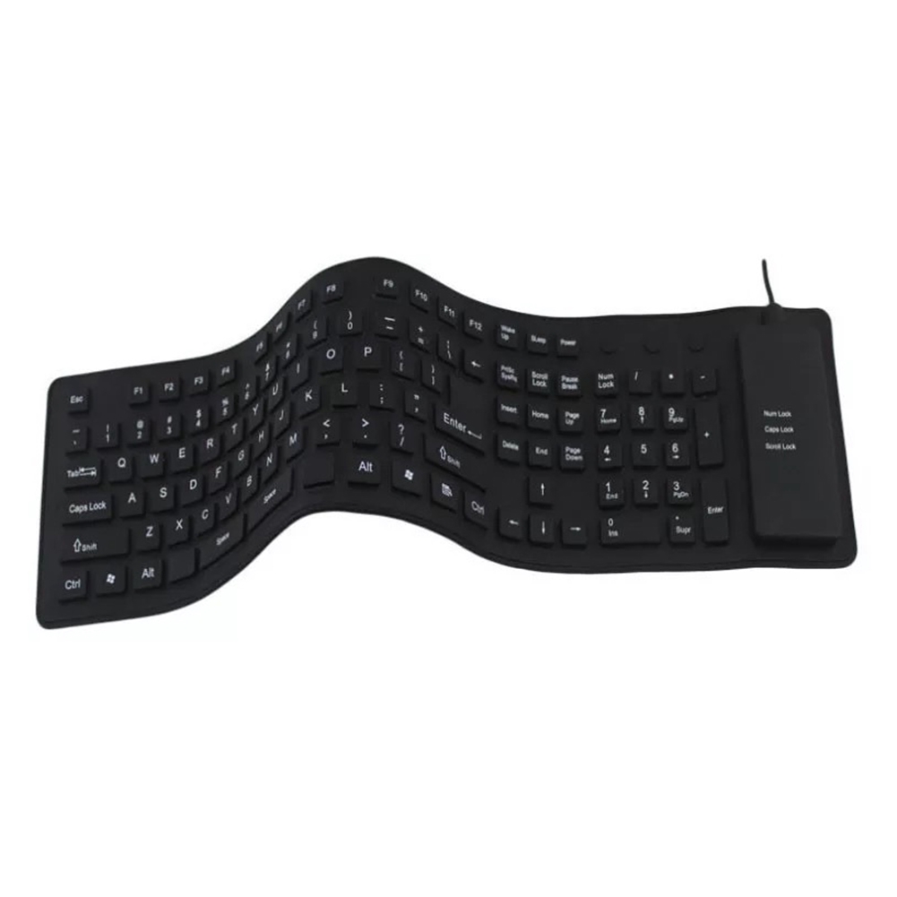 Bàn Phím Silicone Dẻo Gấp Gọn 85key Cho Notebook