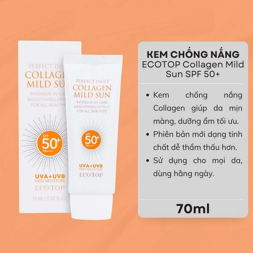 Kem chống nắng COLLAGEN ECOTOP