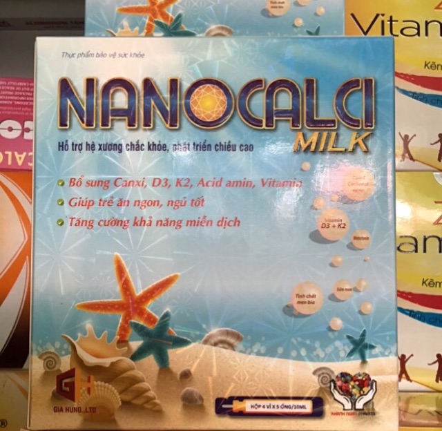 Canxi sữa non - Calci Nano Milk - Canxi Nano