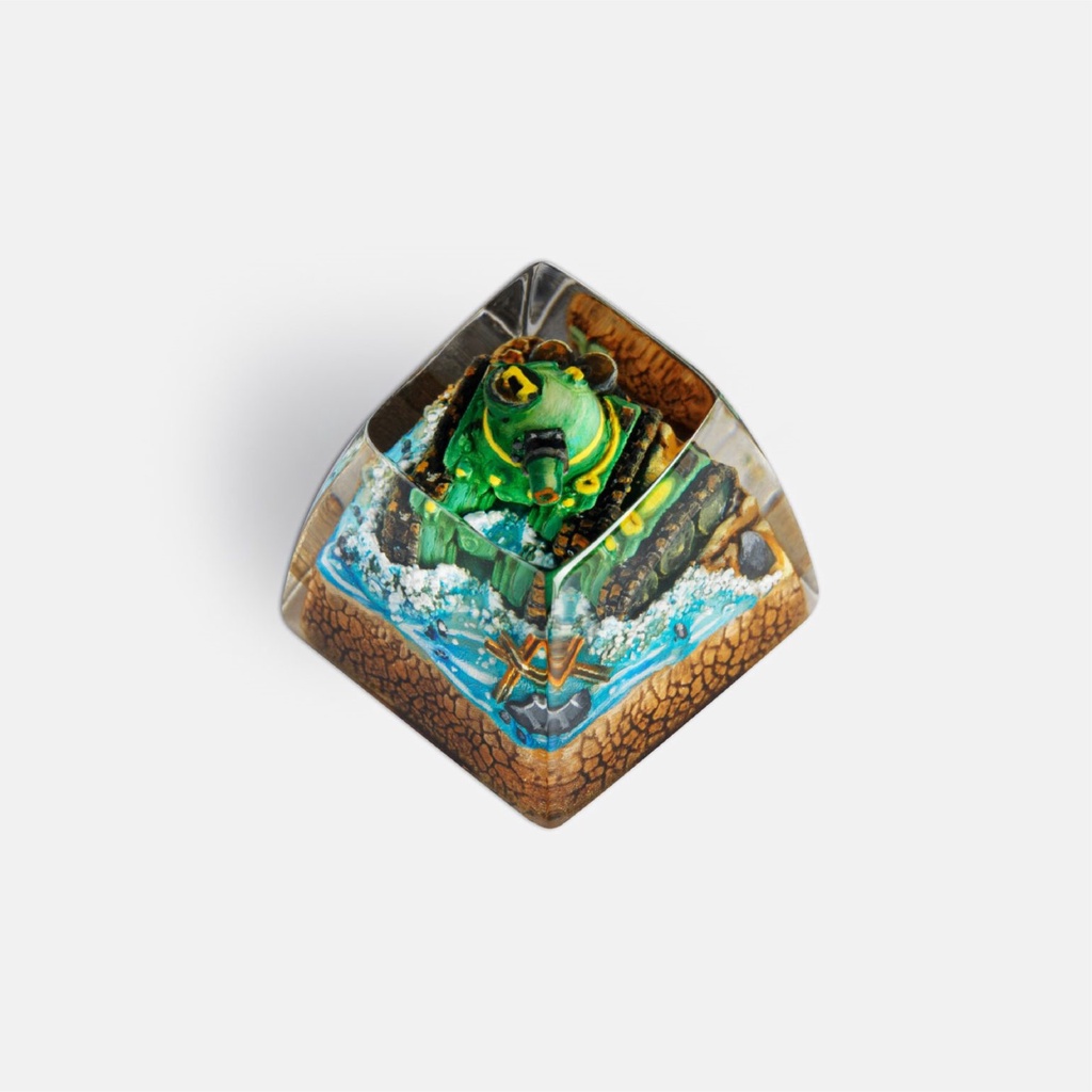 Keycap Artisan bàn phím cơ Dwarf Factory The Panzer II - Hàng chính hãng