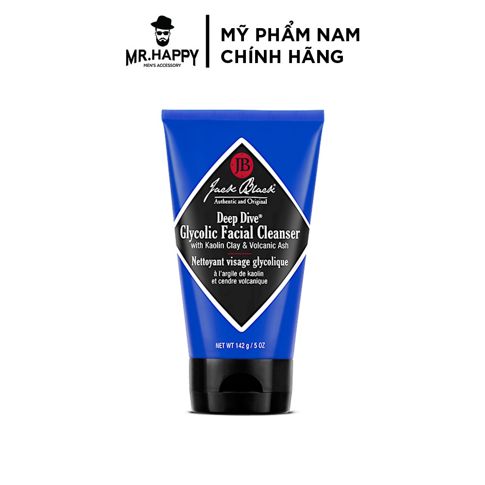 Sữa rửa mặt Jack Black Deep Dive Glycolic Facial Cleanser 142ml