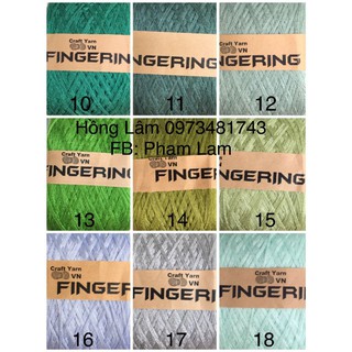 Sợi FINGERING Móc Áo, Bikini, Váy...