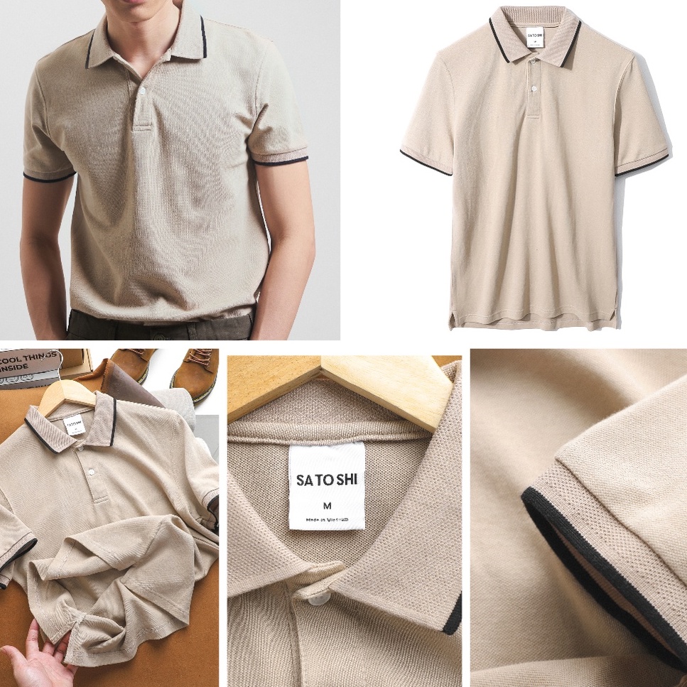 [Mã LTP50 giảm 50000 đơn 150000] Polo STS Diamond Pique tay ngắn viền vành cổ đơn giản SAPL54 | Hẻm Store | BigBuy360 - bigbuy360.vn
