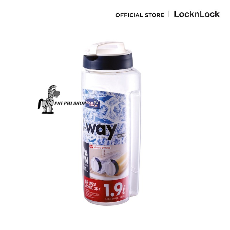 Bình nhựa đựng nước Lock&amp;Lock 1.9L HAP784 có thể để nằm ngang hay đứng trong tủ lạnh