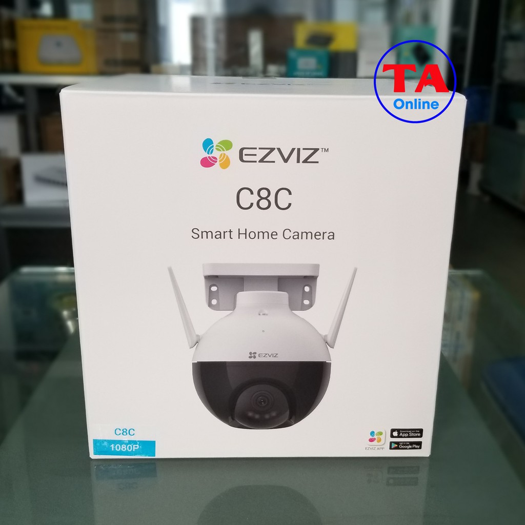 Camera Wifi Thông Minh Ezviz CS-C8C - Camera Xoay Ngang 352 độ - Gắn Ngoài trời, Trong nhà