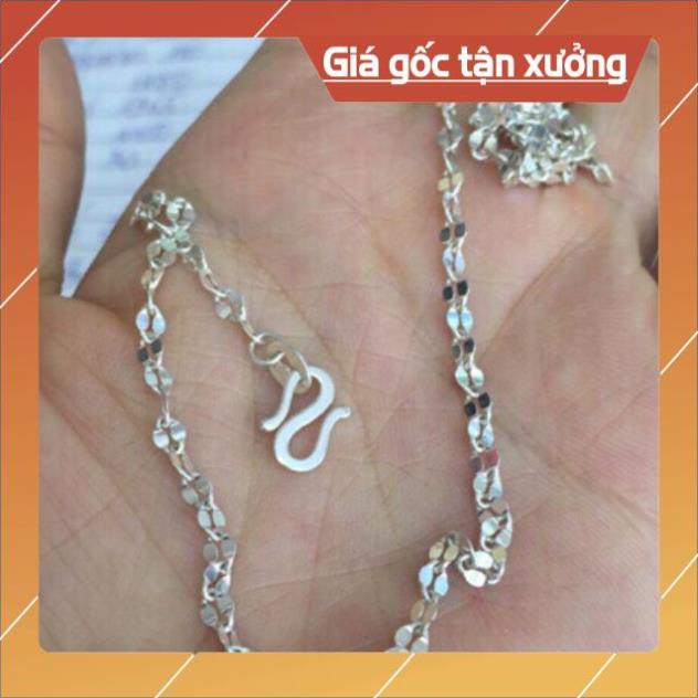 FREE SHIP Dây chuyền chặn chuẩn bạc ta