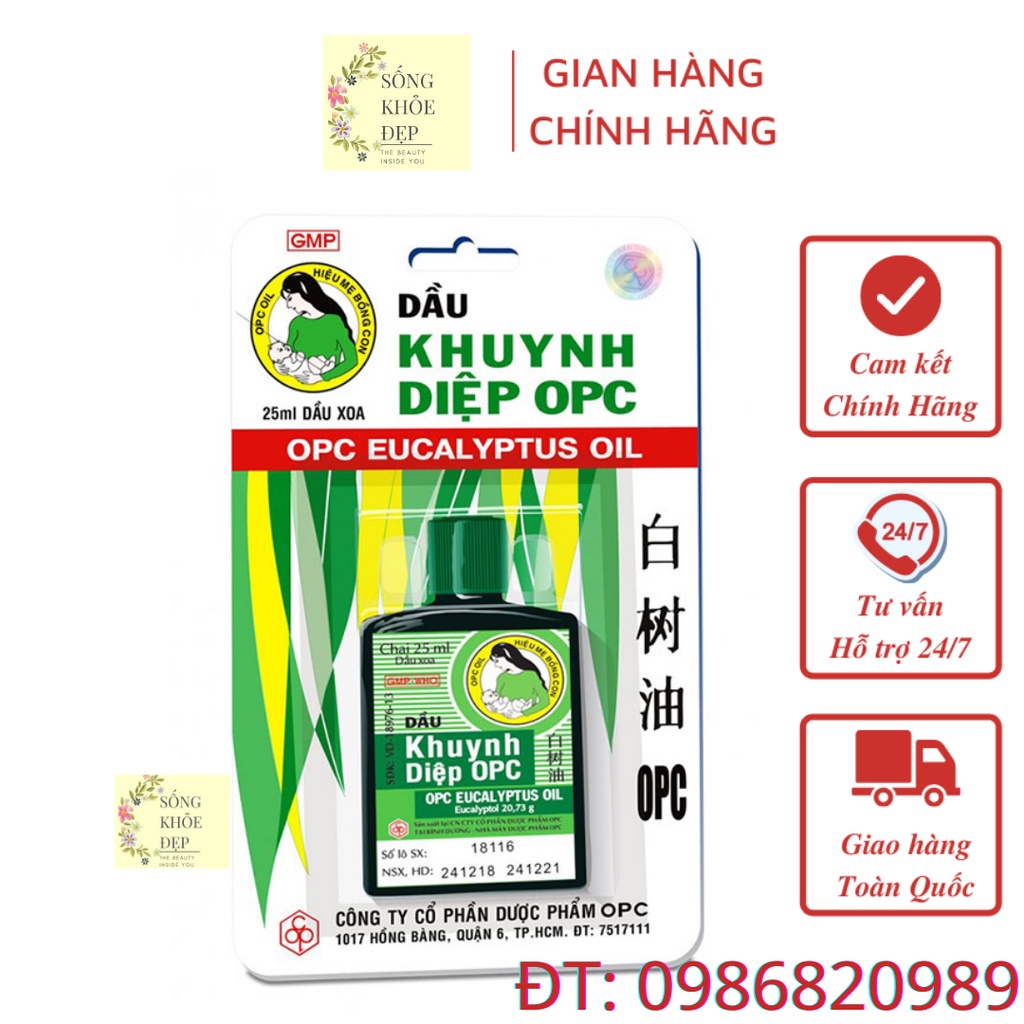Dầu khuynh diệp OPC cho bé và mẹ sau sinh