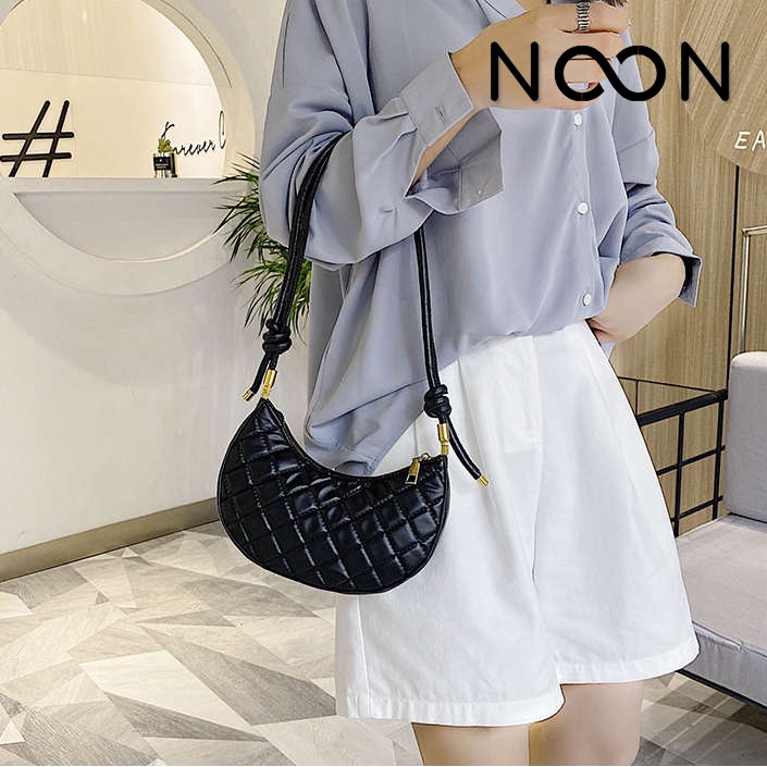 Túi xách nữ NOON hình bán nguyệt phong cách hiện đại NB14