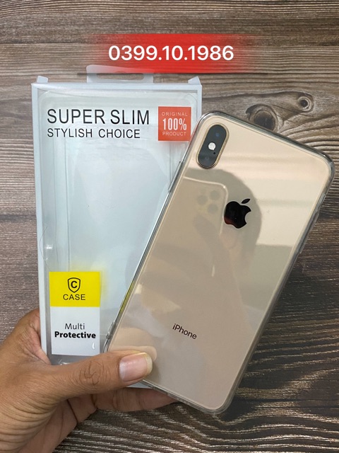 Ốp lưng trong suốt chống ố SUPER SLIM cực chất ( Đủ mã từ IP6 đến Pro Max )