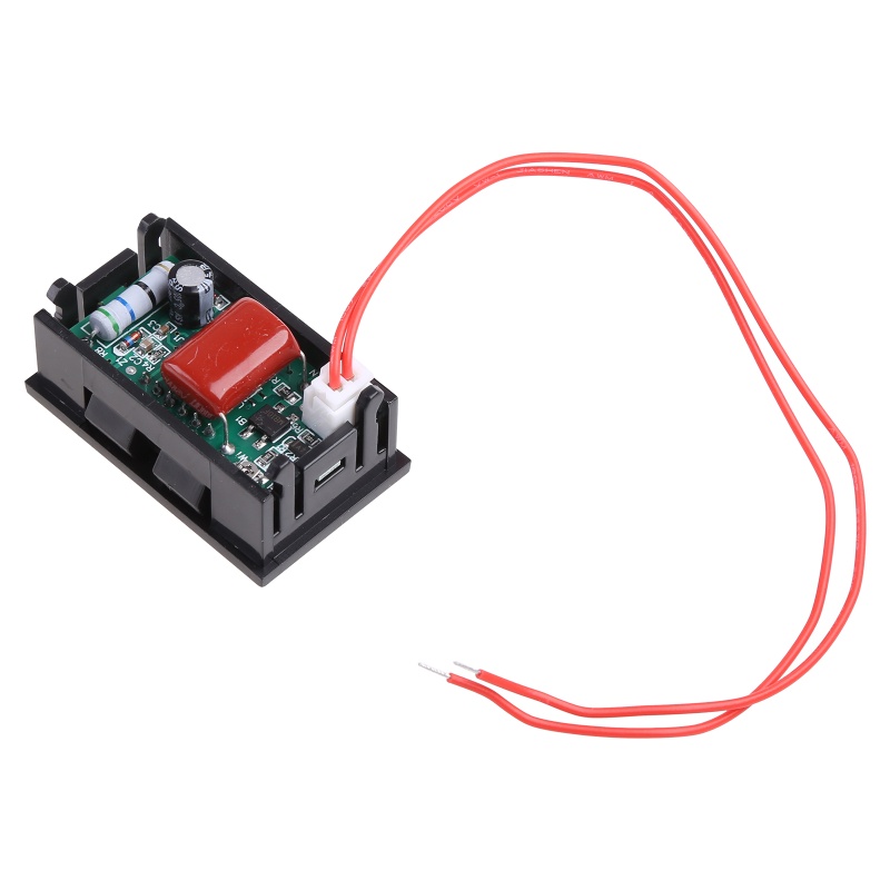 Vôn Kế Kỹ Thuật Số 2 Dây AC 30V-500V Có Đèn LED Cho 220V 110V 380V