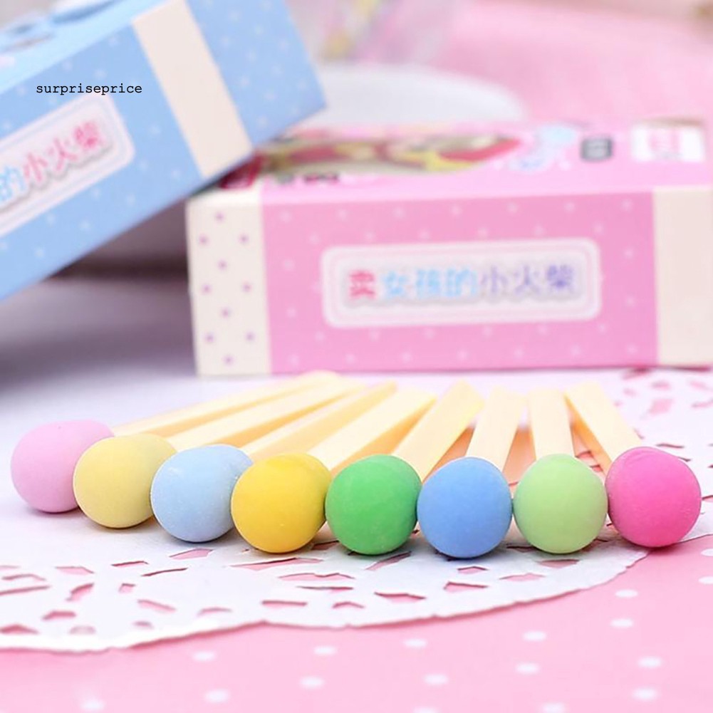 Cục tẩy hình dáng que diêm dễ thương