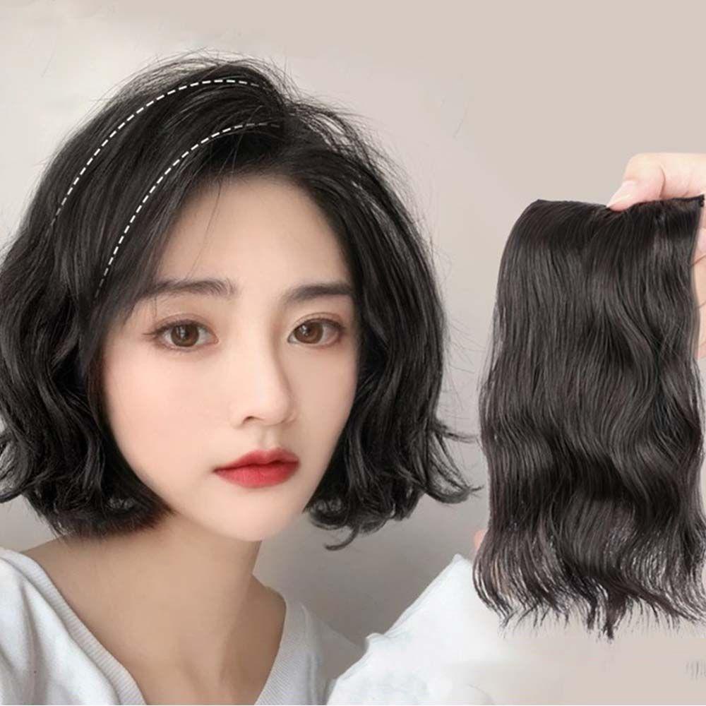 Bộ Tóc Giả Xoăn Tự Nhiên Bằng Sợi Tổng Hợp Dành Cho Nữ