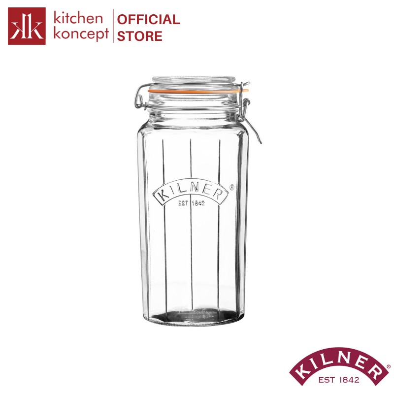 Hũ Thủy Tinh Vát Cạnh Kilner- 0.45L/ 0.95L/ 1.8L/ 2.2L