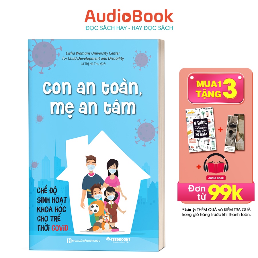 BIZBOOKS - Sách Con An Toàn Mẹ An Tâm – Chế Độ Sinh Hoạt Khoa Học Cho Trẻ Thời Covid