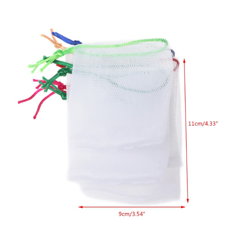 Set 10 túi dây rút đựng xà phòng hỗ trợ làm sạch cơ thể tiện dụng
