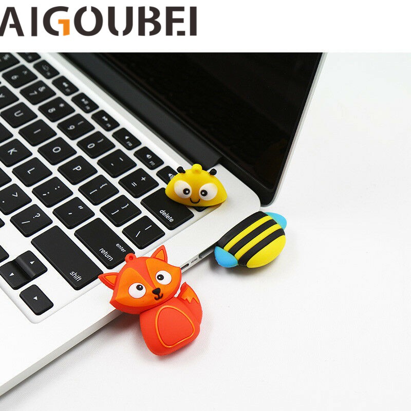 Usb Hình Chim Cú/Fox/Penguin/Bee Dễ Thương Dung Lượng 1GB 2GB 4GB 8GB 16GB 32GB 64GB 128GB