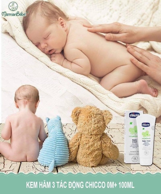 Kem Hăm 3 Tác Động CHICCO Chính Hãng Nhập Khẩu Ý