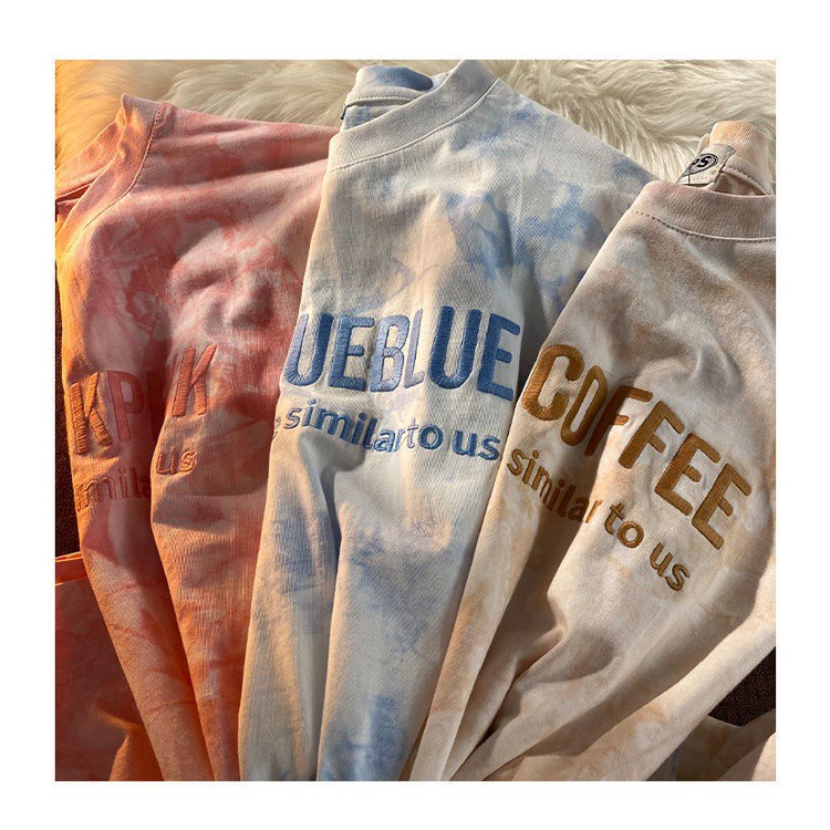 Áo Thun Dáng Rộng Tay Nửa In Chữ 19y144 Thời Trang Unisex