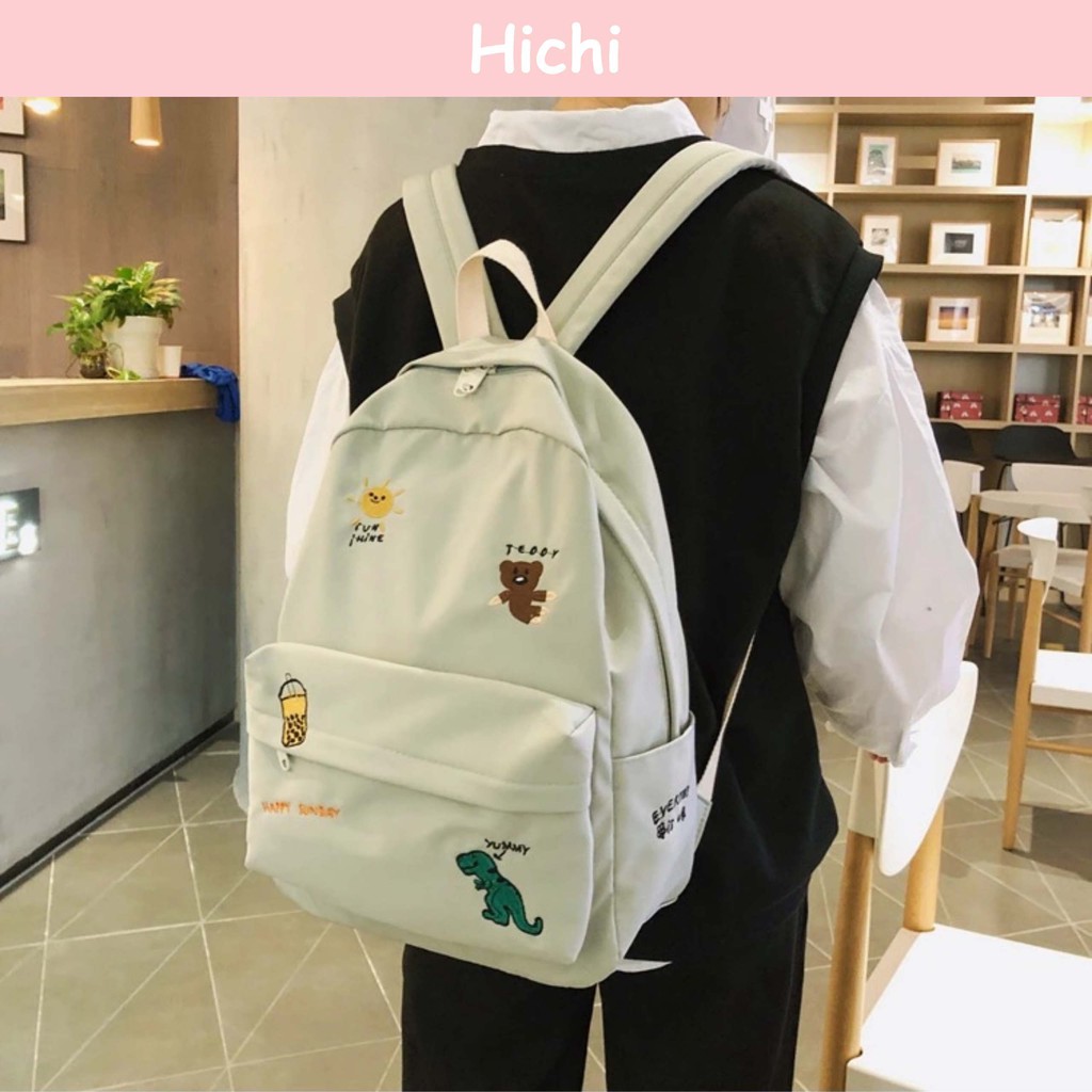 Balo nữ đi học thời trang Hichi, đựng vừa laptop 14inch - Z078