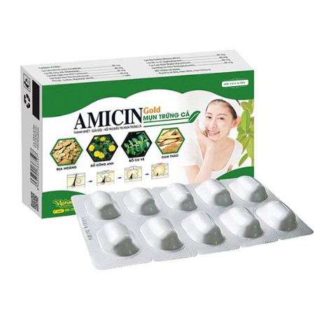 AMICIN MỤN TRỨNG CÁ
