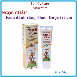 Kem đánh răng Ngọc Châu Trẻ em