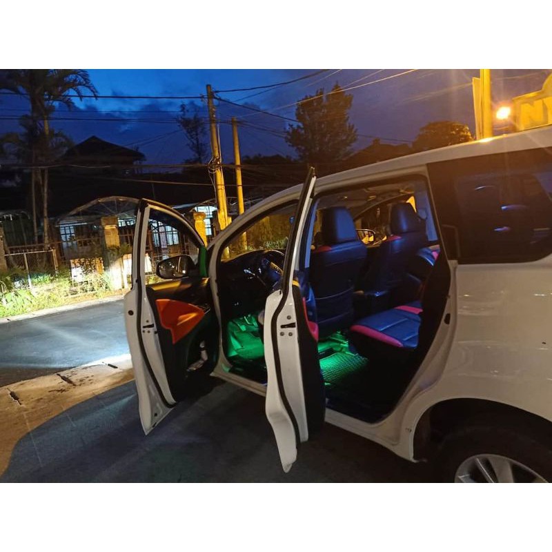 Đèn Led Gầm Ghế Ô Tô, xe hơi ⚡️Đầu tẩu⚡️ loại 12 Led có điều khiển từ xa, cảm ứng âm thanh nhấp nháy theo nhạc