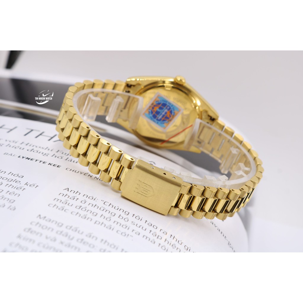 Đồng hồ nữ mặt kính sapphire Olym Pianus OP68322 LK vàng