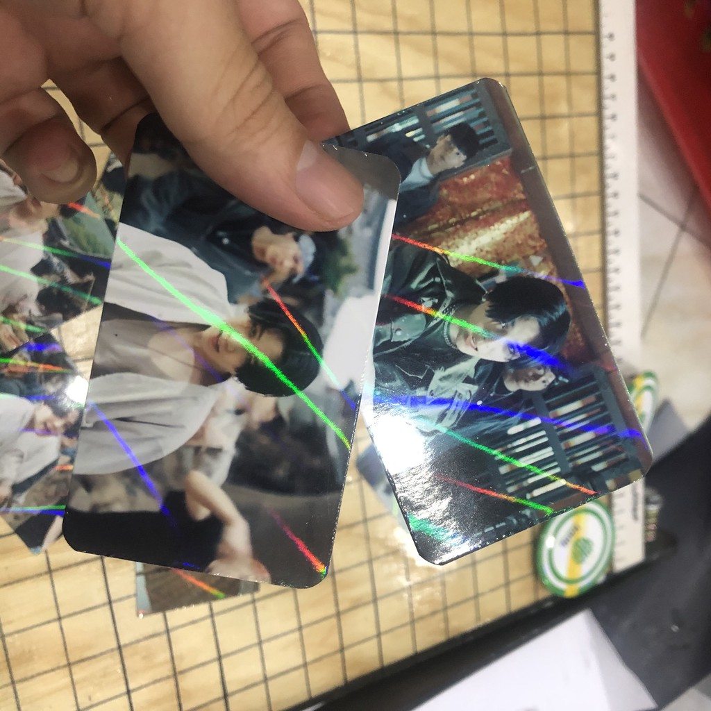 10-50 Card bo góc (1 mặt) in theo yêu cầu CÁN HOLOGRAM CHÉO