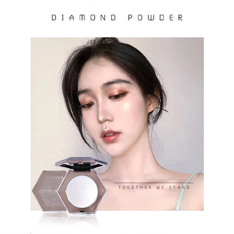 Phấn phủ dạng bột nén trang điểm bắt sáng ánh kim cương ngọc trai giúp làm sáng đa năng | BigBuy360 - bigbuy360.vn