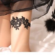 Vòng choker ren đeo đùi ren hoa gợi cảm phụ kiện kết hợp đồ ngủ sexy