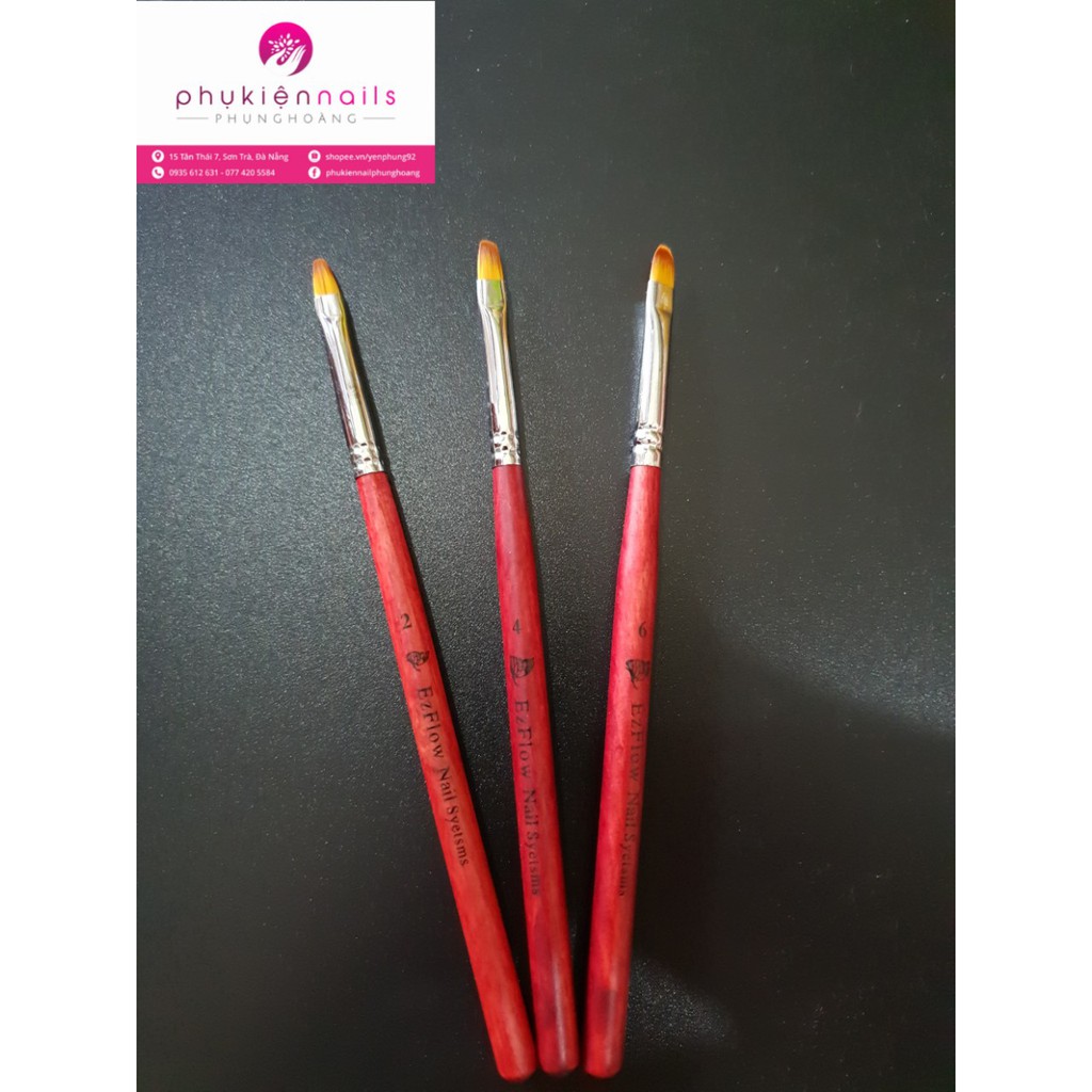 Cọ Đắp Gel Cán Gỗ