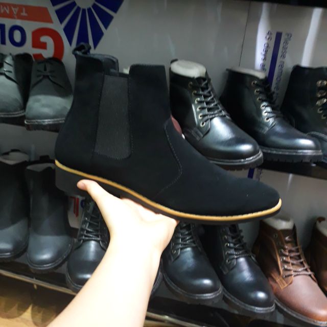 giày chelsea boot da lộn