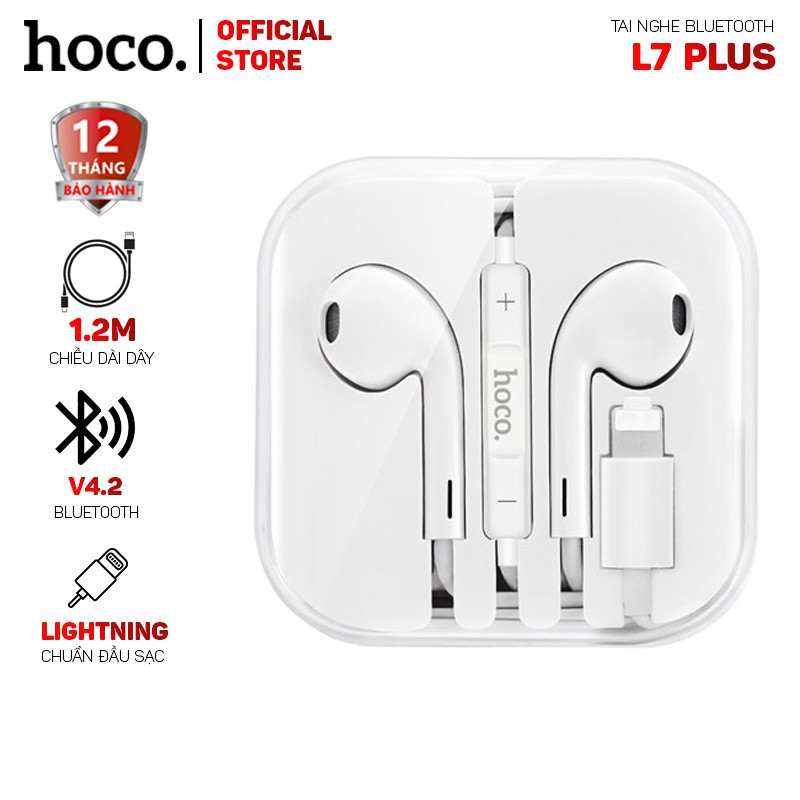 Tai nghe Bluetooth Hoco L7 Plus V4.2 dài 1.2m