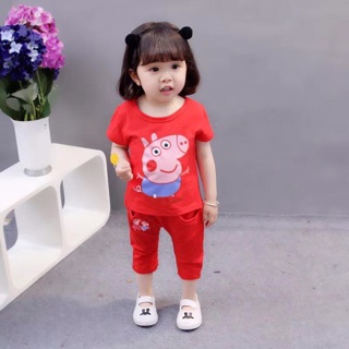 Bộ quần áo peppa pig