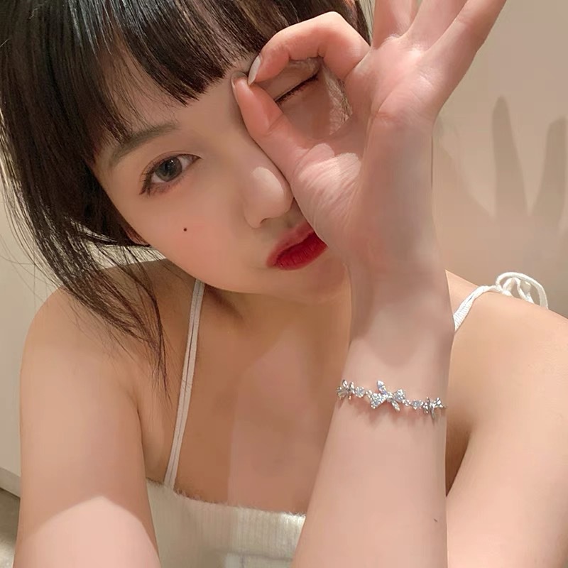 Vòng Đeo Tay Phối Nơ Phong Cách Cổ Điển Sang Trọng Cho Nữ