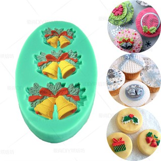 Khuôn Silicone Vĩ Chuông Lớn Nhỏ Noel