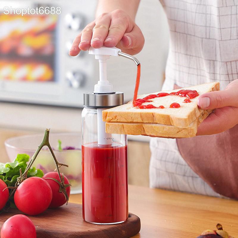 BÌNH ĐỰNG MẬT ÔNG, SỐT CÀ CHUA, TƯƠNG ỚT ĐA NĂNG VỚI VÒI XỊT THÔNG MINH (Kho hàng Hà nội) | BigBuy360 - bigbuy360.vn