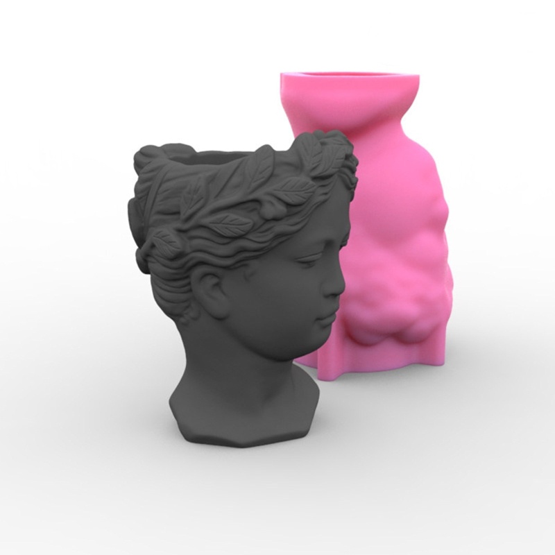 Khuôn Làm Chậu Hoa / Đĩa Trang Trí Thủ Công DIY