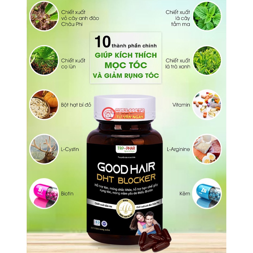 DHT BLOCKER GOOD HAIR Chặn DHT - Ngăn Rụng Tóc