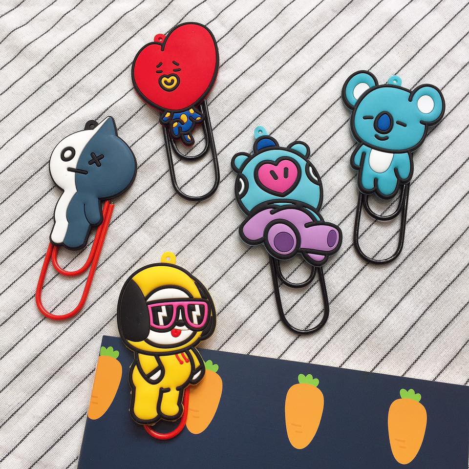 Kẹp Sách Hoạt Hình BT21