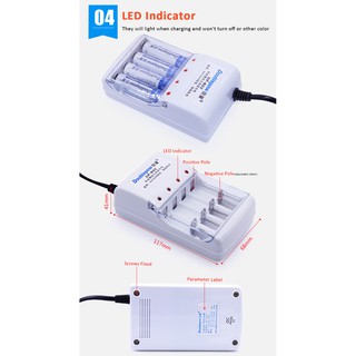 Sạc Pin AA / AAA Doublepow DP-B02