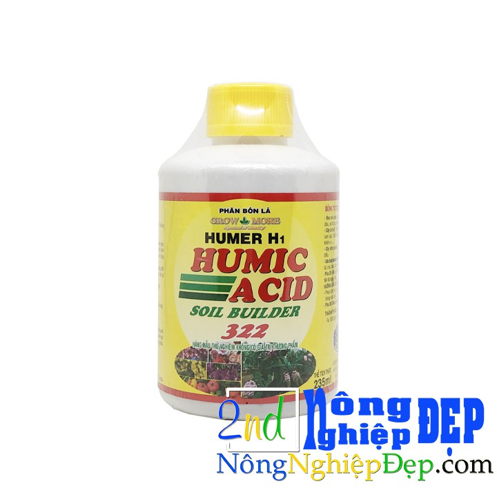 Humic acid 322 phân bón lá hữu cơ cho cây cảnh