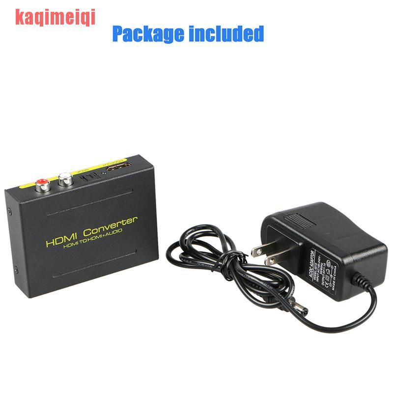 Bộ Chuyển Đổi Âm Thanh Từ 1080p Hdmi Sang Hdmi Quang Học + Spdif + Rca L / R Dseqa